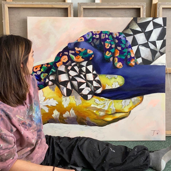 One (large, mixed media)