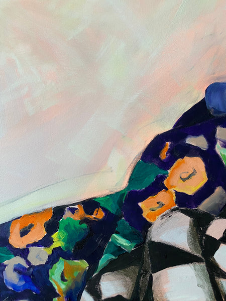 One (large, mixed media)