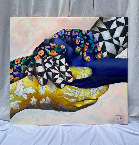 One (large, mixed media)