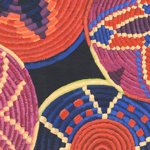 African Woven Plates